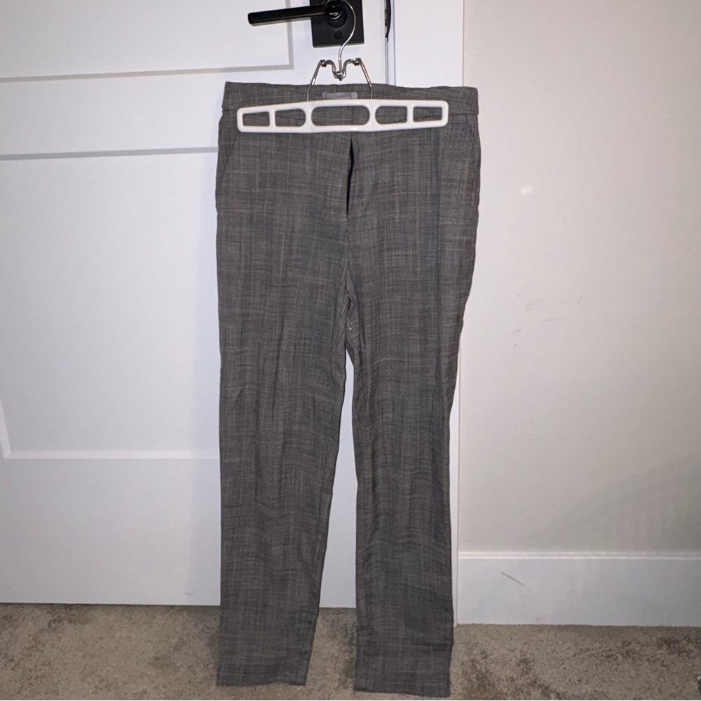 H&M Men's Checkered Gray Dress Pants
